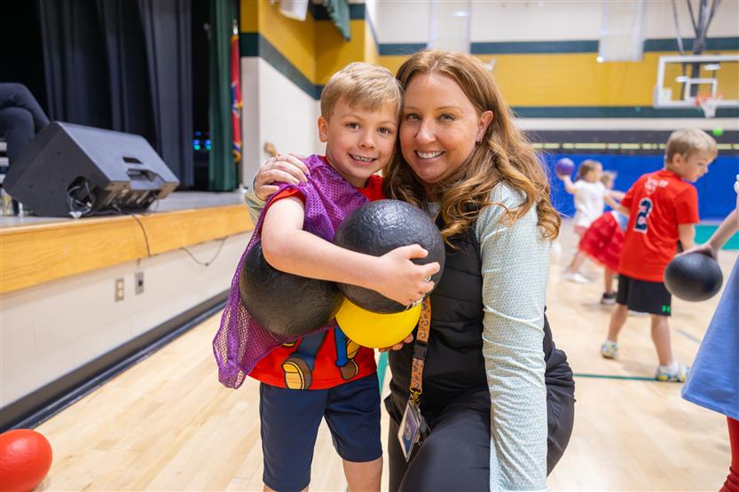 Students in PE